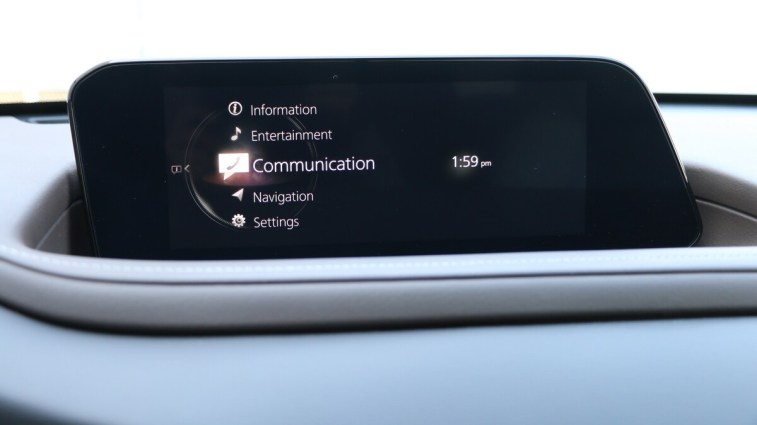 2024 Mazda CX-30 infotainment.