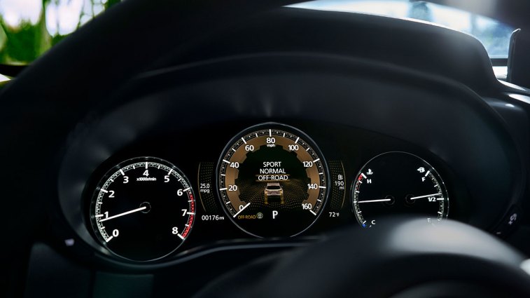 2024 Mazda CX-50 digital dash.