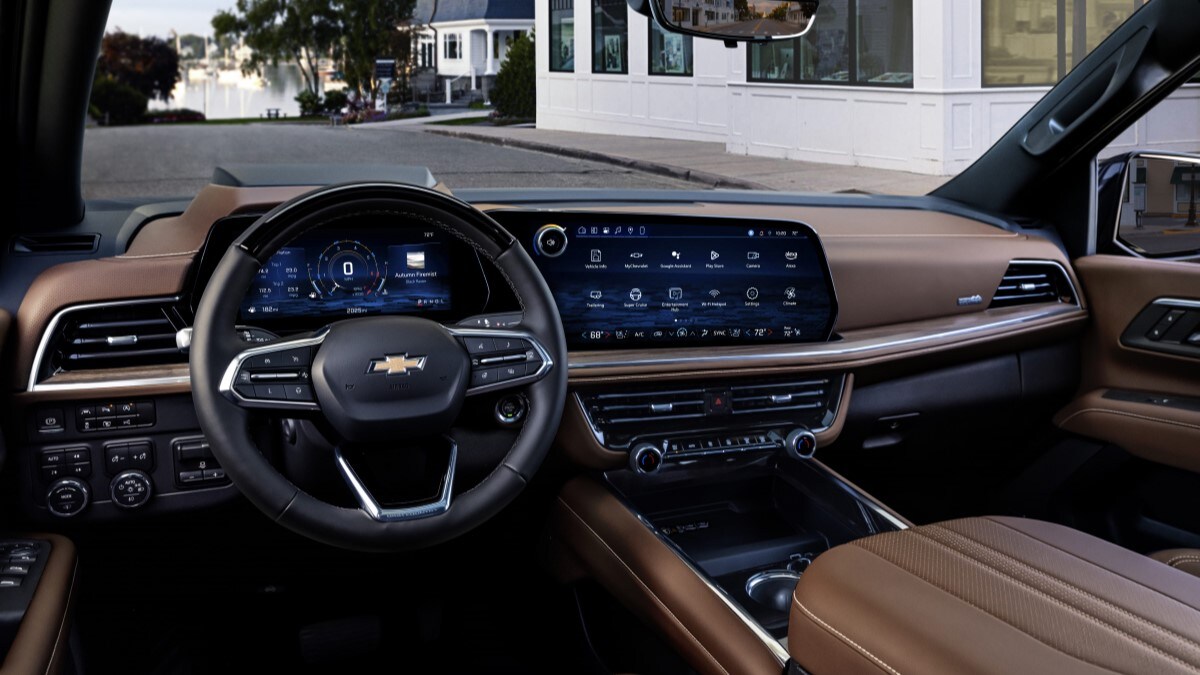 The interior of the 2025 Chevrolet Suburban
