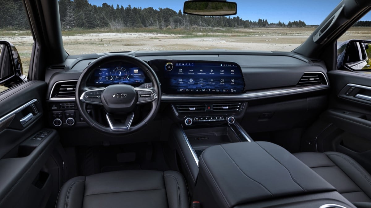 The interior of the 2025 Chevrolet Tahoe