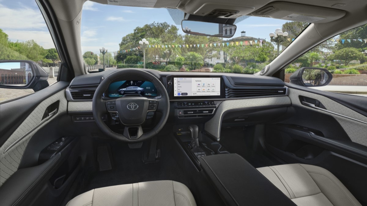 The interior of the 2025 Toyota Camry 