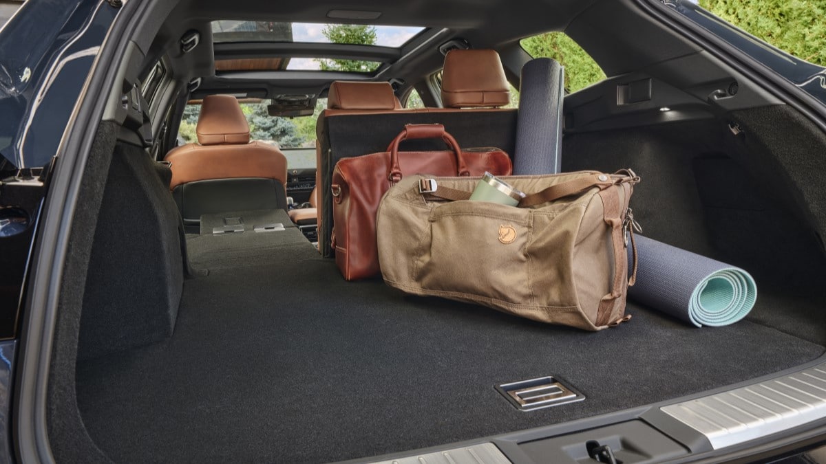 The cargo area of the 2025 Toyota Crown Signia 