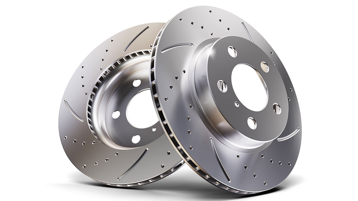 Brake rotors.