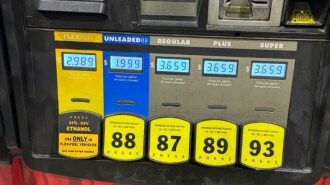 Gas listed for $1.99 at a Sheetz gas station