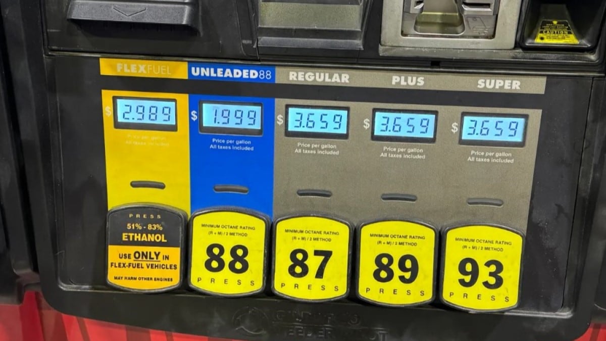 Gas listed for $1.99 at a Sheetz gas station