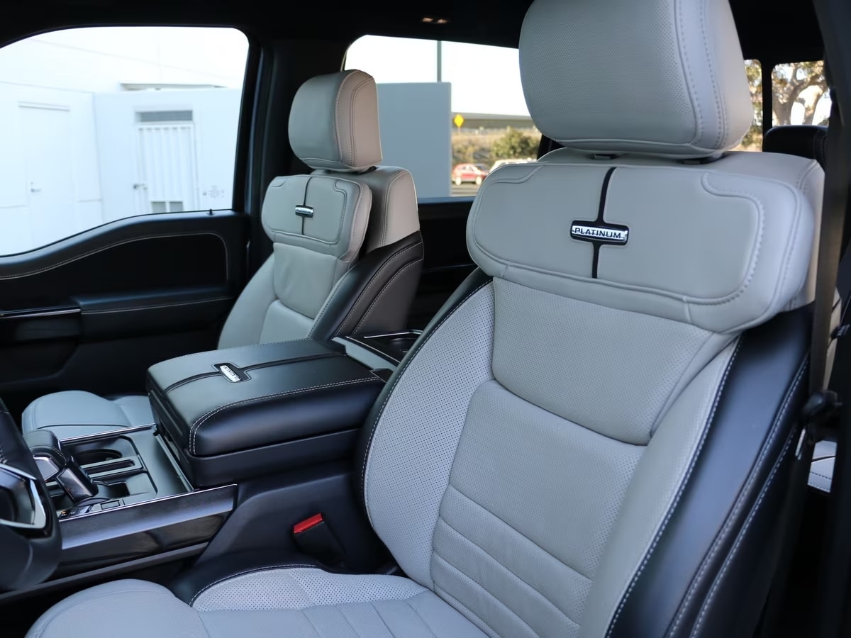 2024-ford-f-150-lightning-front-seat-detail