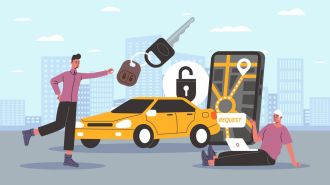 Turo and how it works for car sharing graphic