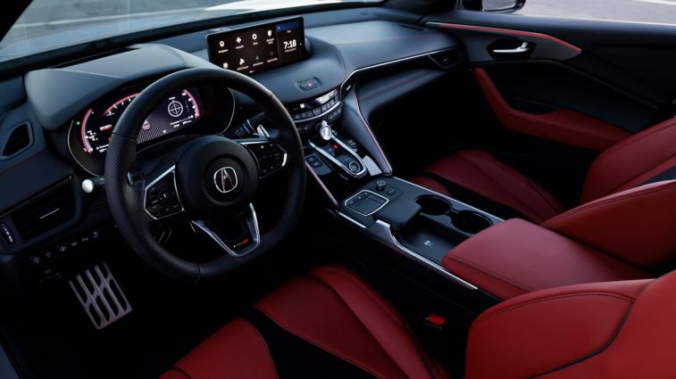 2024 Acura TLX Type S ambient lighting.