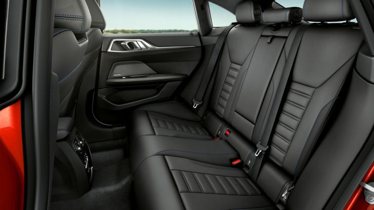 2024 BMW 4 Series Gran Coupe rear seats.