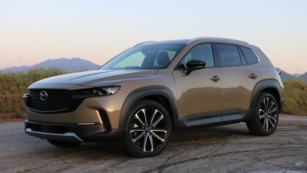 2024 Mazda CX-50 at sunrise.