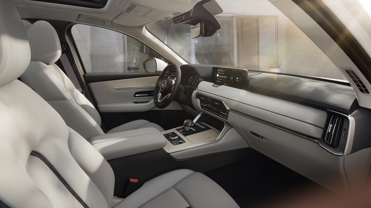 The interior of the Europe-only Mazda CX-60