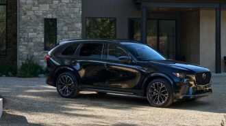 The 2025 Mazda CX-70 seen in profile