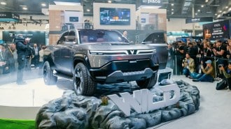 The VinFast VF Wild concept seen at the CES consumer electronics show in 2024