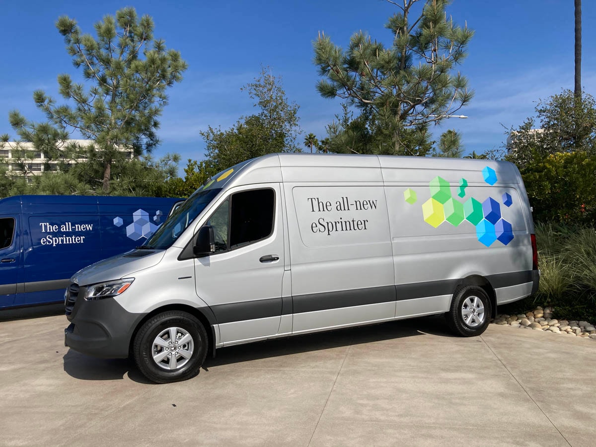 2024 Mercedes-Benz eSprinter electric van.