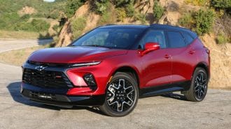 2024 Chevrolet Blazer RS in red
