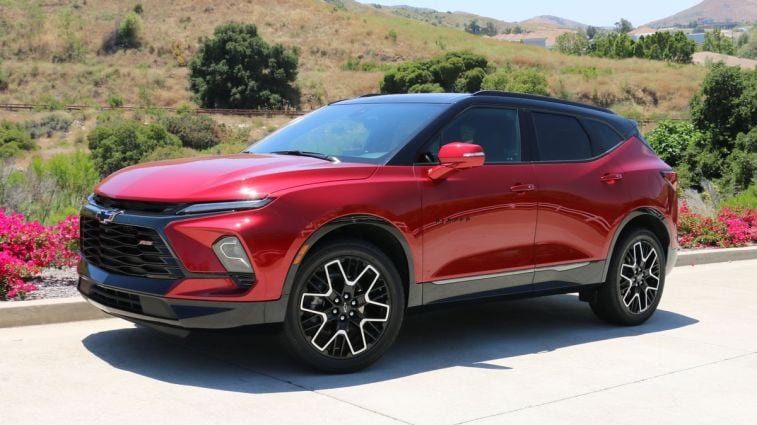 2024 Chevrolet Blazer RS in red