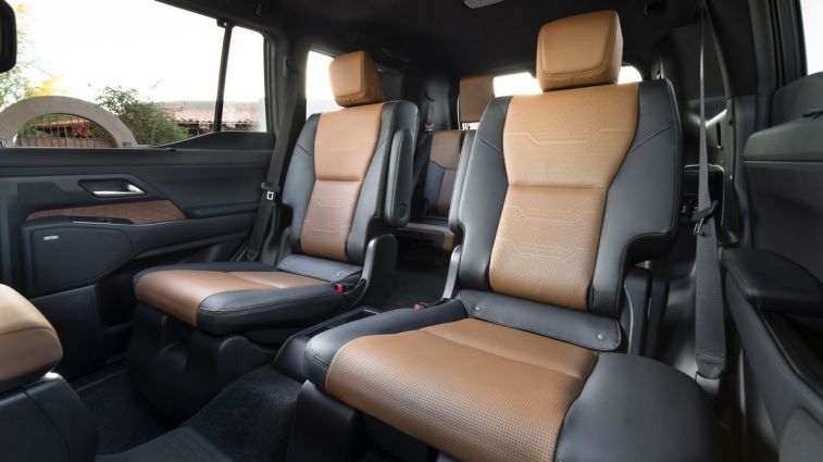 2024 Lexus GX Luxury second row seats.