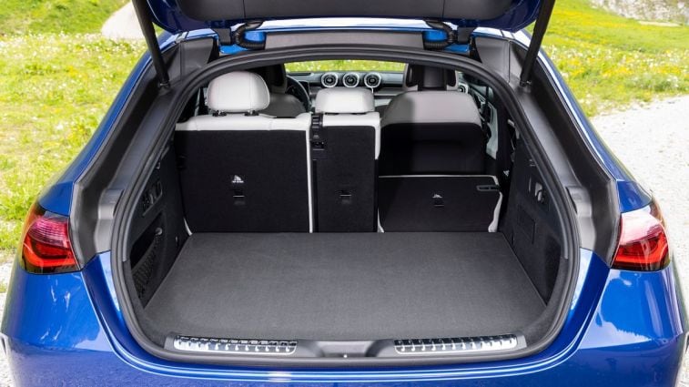 2024 Mercedes-Benz GLC 300 4MATIC Coupe rear cargo area.
