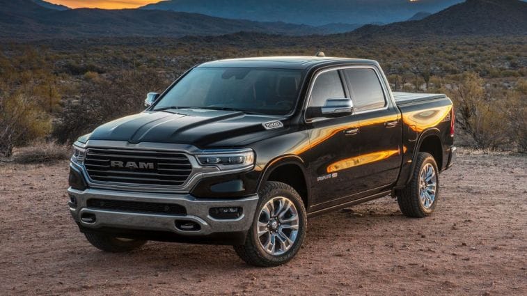 2024 Ram 1500 Limited Longhorn at sunset.