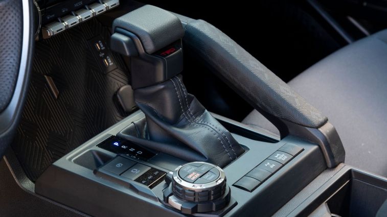 2024 Toyota Tacoma gear shifter.