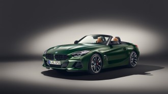 The 2025 BMW Z4 M40i seen from a front quarter angle