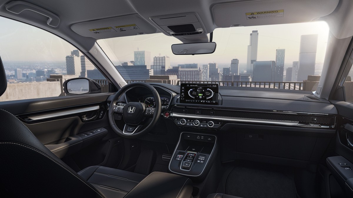 The interior of the 2025 Honda CR-V e:FCEV