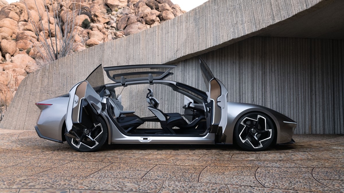 The Chrysler Halcyon Concept with all doors open