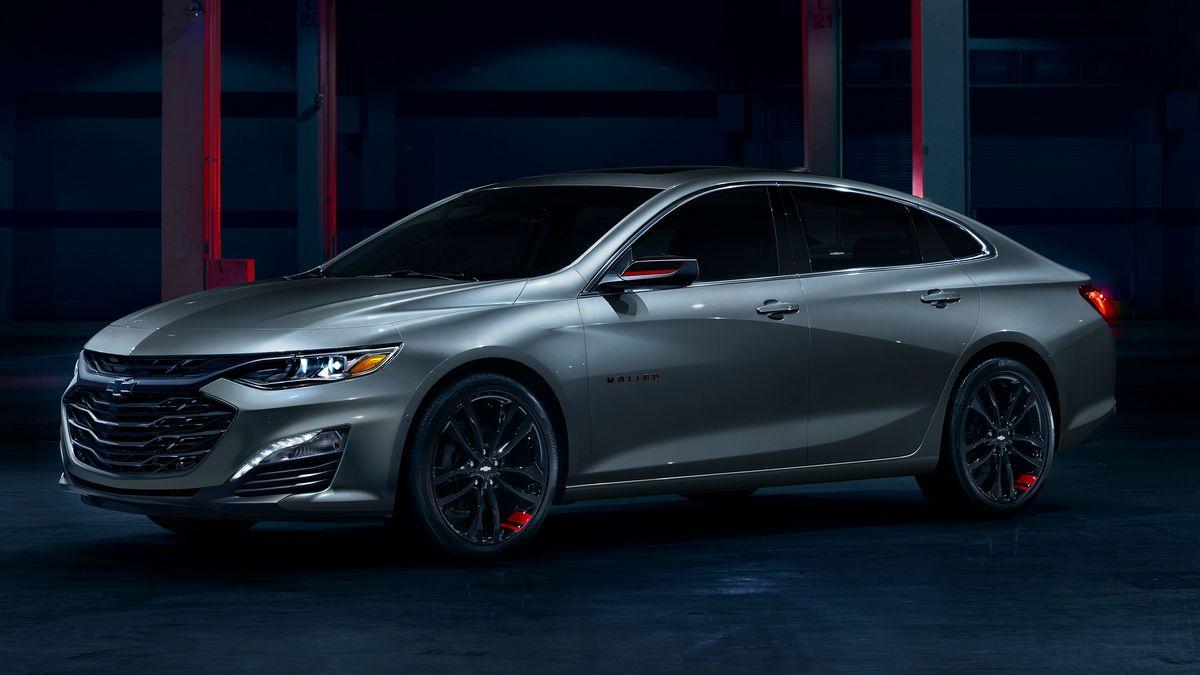 2024 Chevrolet Malibu LT Redline Edition in Sterling Gray Metallic.