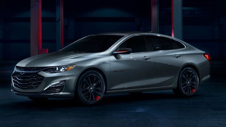 2024 Chevrolet Malibu LT Redline Edition in Sterling Gray Metallic.