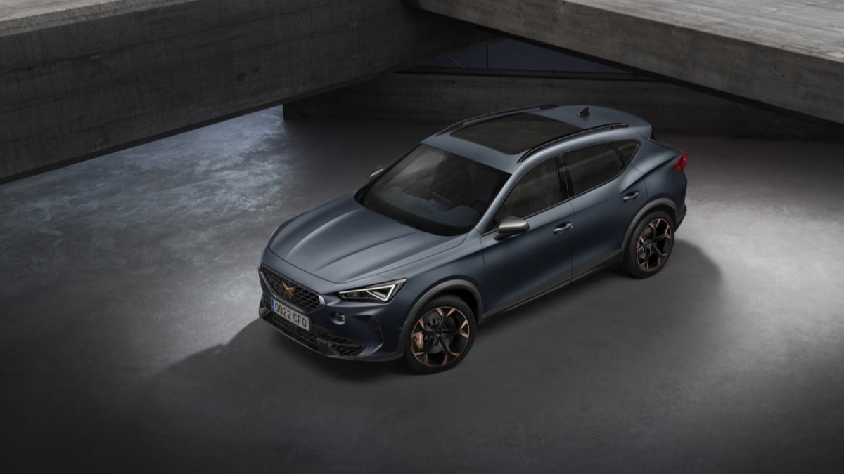 The 2024 Cupra Formentor seen from overhead