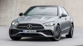 2024 Mercedes-Benz C-Class in grey.