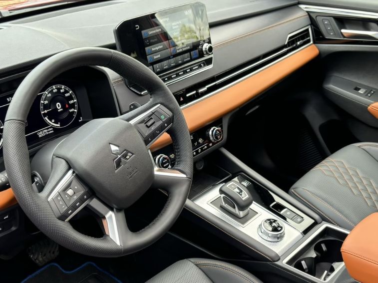 Interior of the 2024 Mitsubishi Outlander PHEV