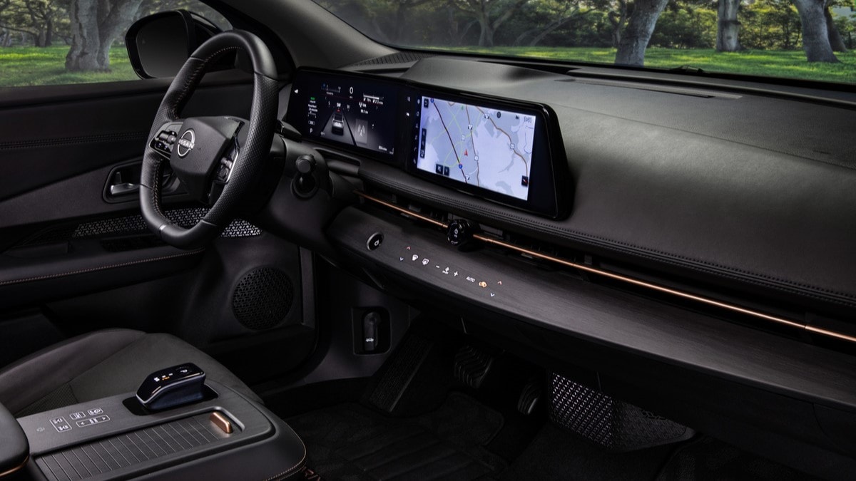 The interior of the 2024 Nissan Ariya