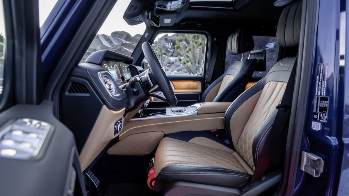 The interior of the 2025 Mercedes-Benz G-Class