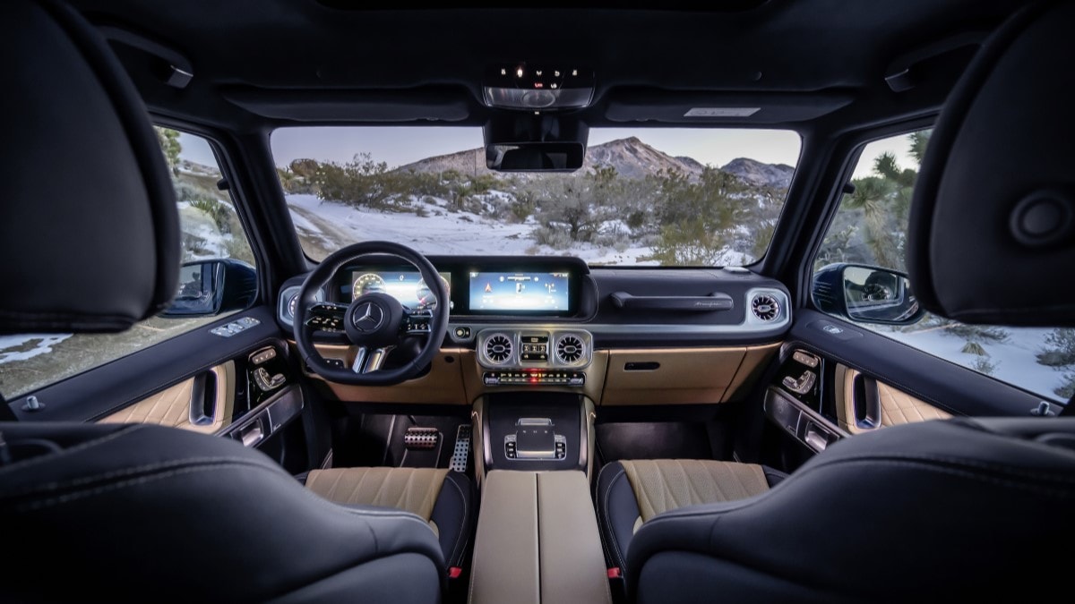 The interior of the 2025 Mercedes-Benz G-Class
