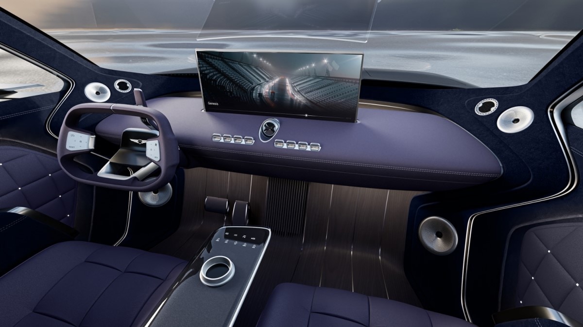 The dashboard of the Genesis Neolun Concept