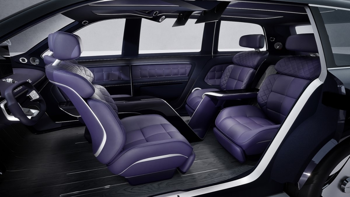 The seats of The Genesis Neolun Concept