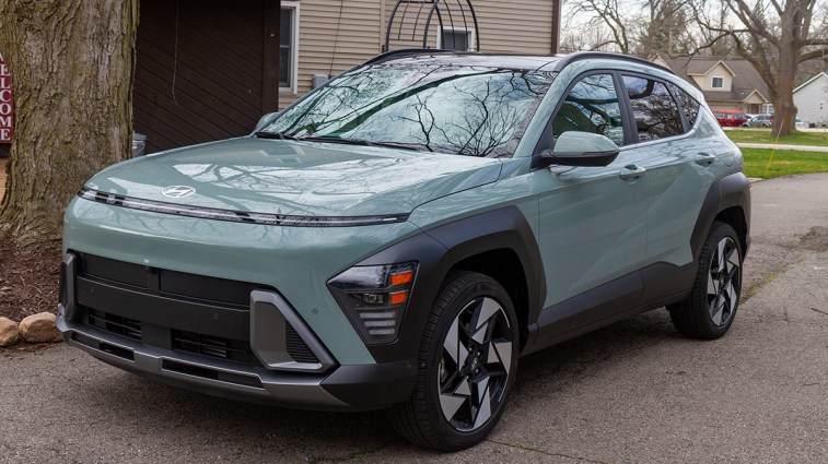 2024 Hyundai Kona parked outside.