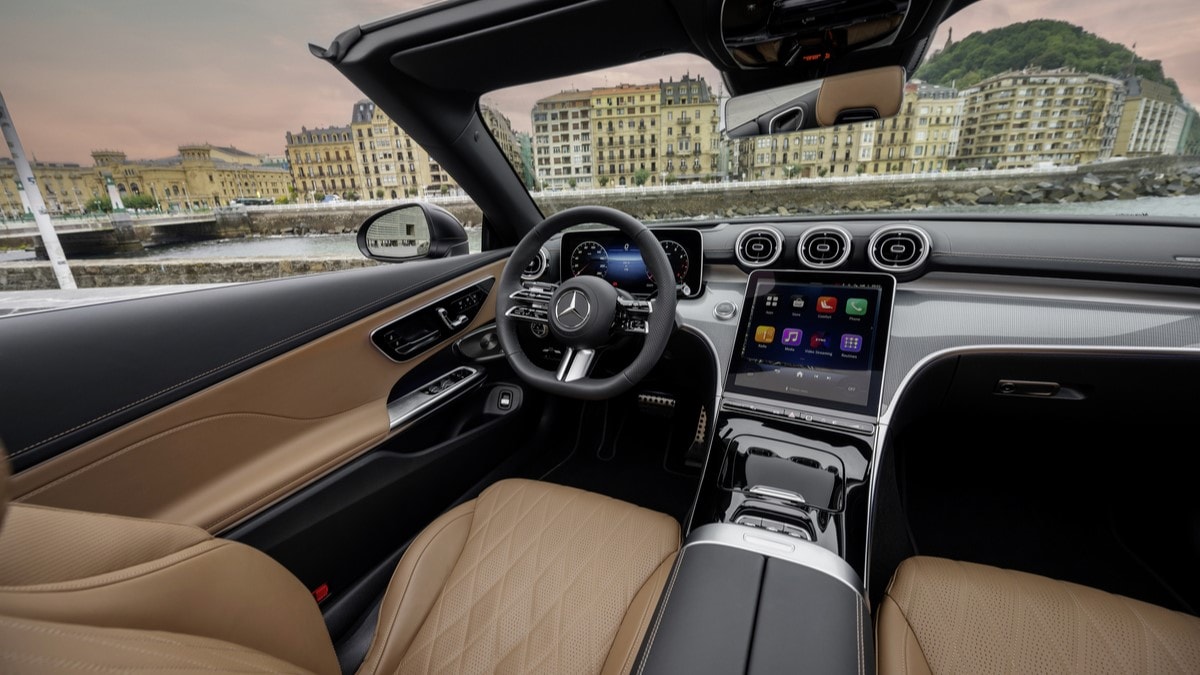 The interior of the 2024 Mercedes-Benz CLE Cabriolet