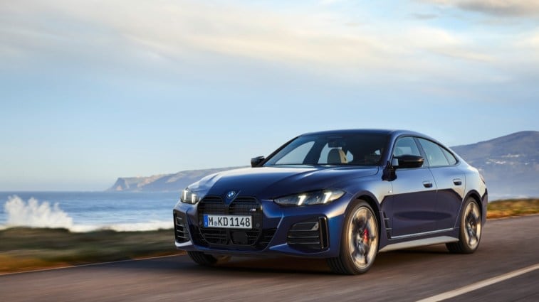 2025 BMW 4 Series Gran Coupe in blue.