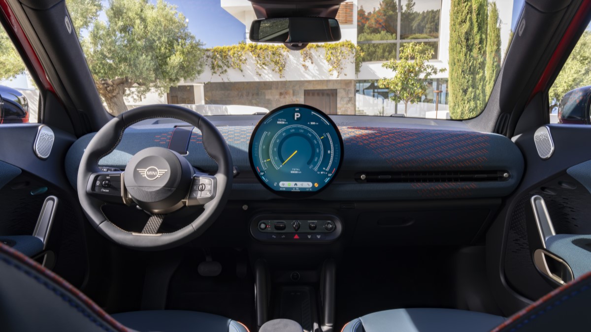 The interior of the 2025 Mini Aceman