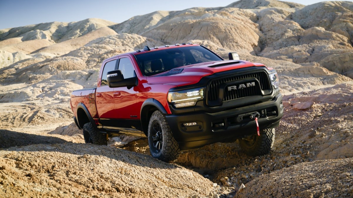 The 2024 Ram Power Wagon seen from a front quarter angle