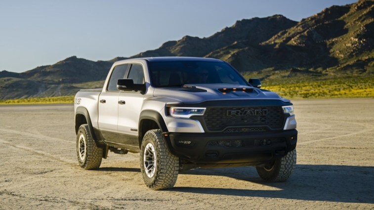 The 2025 Ram RHO seen from a front quarter angle