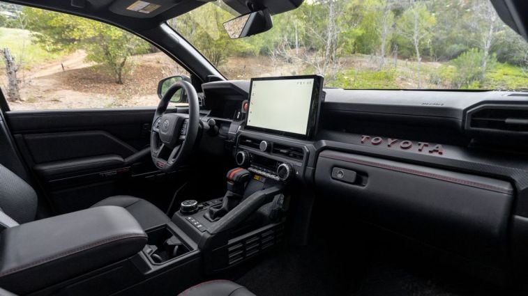 2025 Toyota 4Runner TRD Pro front cabin.