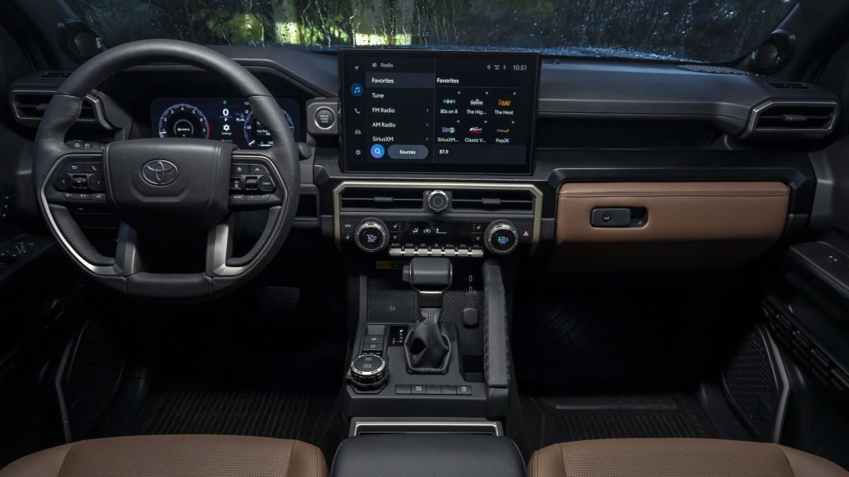 Interior of the 2025 Toyota 4Runner