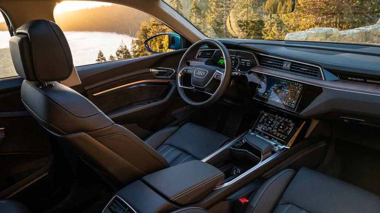 2021 Audi e-tron interior.