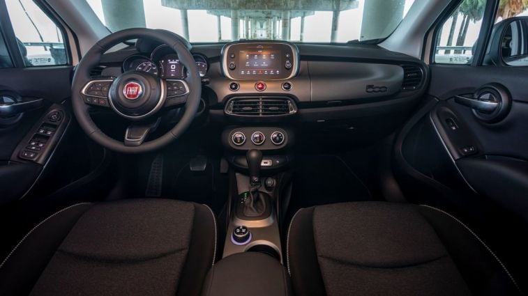 2021 Fiat 500X Pop with Sport Appearance Package, front cabin.