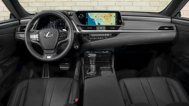 2021 Lexus ES front cabin.
