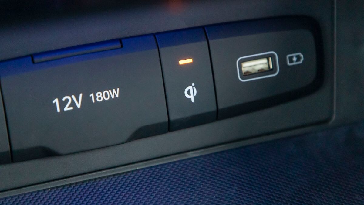 2022 Hyundai Tucson 12-volt power outlet.