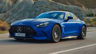 2024 Mercedes-AMG GT 63 in Starling Blue Magno.